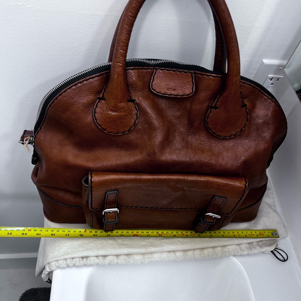 Chloe Rich Light Brown Leather Bag